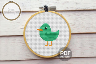 Cartoon Birdie Modern Cross Stitch