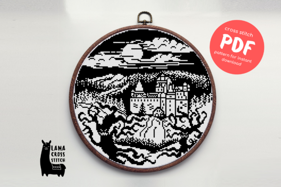 Dracula’s Castle Cross Stitch Pattern