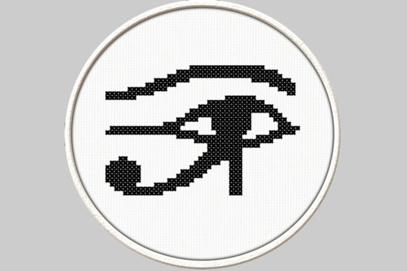 Horus Eye - PDF Cross Stitch Pattern