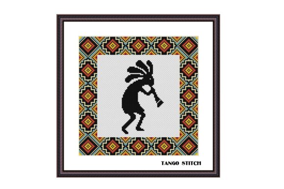 Kokopelli Ornament Cross Stitch
