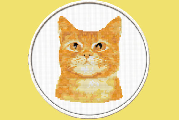 Red Cat - PDF Cross Stitch Pattern