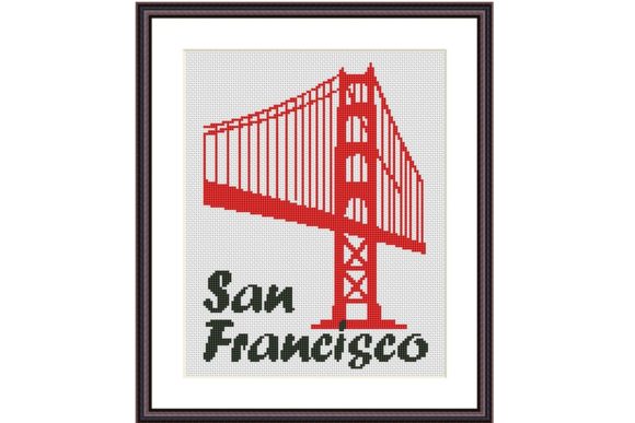 San Francisco City Cross Stitch Pattern